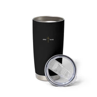 Jesus Saves Tumbler Cup Cross Subtle Christian Minimal Religious Faith