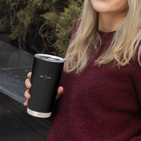 Jesus Saves Tumbler Cup Cross Subtle Christian Minimal Religious Faith