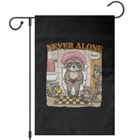 Never Alone Raccoon Mom Garden Flag Funny Mama Life Mothers Day