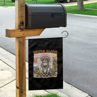 Never Alone Raccoon Mom Garden Flag Funny Mama Life Mothers Day