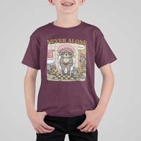 Never Alone Raccoon Mom T Shirt For Kid Funny Mama Life Mothers Day