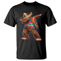 Mexican Bigfoot Dabbing Cinco de Mayo Funny Fiesta T Shirt