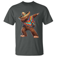 Mexican Bigfoot Dabbing Cinco de Mayo Funny Fiesta T Shirt