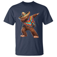 Mexican Bigfoot Dabbing Cinco de Mayo Funny Fiesta T Shirt