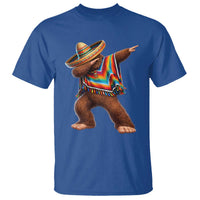 Mexican Bigfoot Dabbing Cinco de Mayo Funny Fiesta T Shirt