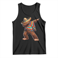 Mexican Bigfoot Dabbing Cinco de Mayo Funny Fiesta Tank Top