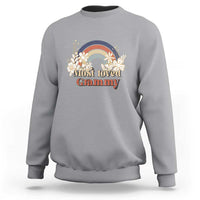 Grandma Sweatshirt Most Loved Grammy Retro Groovy - Wonder Print Shop