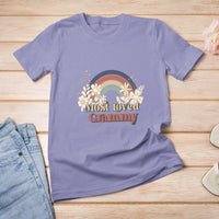 Grandma T Shirt For Women Most Loved Grammy Retro Groovy - Wonder Print Shop