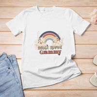 Grandma T Shirt For Women Most Loved Grammy Retro Groovy - Wonder Print Shop
