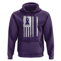 Alzheimer's Awareness Hoodie Hope For A Cure Alzheimer's Supporter - Wonder Print Shop