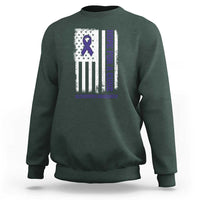 Alzheimer's Awareness Sweatshirt Hope For A Cure Alzheimer's Supporter - Wonder Print Shop