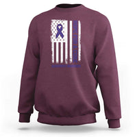 Alzheimer's Awareness Sweatshirt Hope For A Cure Alzheimer's Supporter - Wonder Print Shop