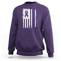 Alzheimer's Awareness Sweatshirt Hope For A Cure Alzheimer's Supporter - Wonder Print Shop