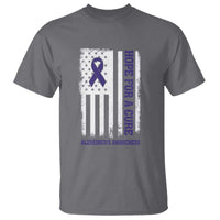 Alzheimer's Awareness T Shirt Hope For A Cure Alzheimer's Supporter - Wonder Print Shop