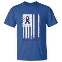 Alzheimer's Awareness T Shirt Hope For A Cure Alzheimer's Supporter - Wonder Print Shop