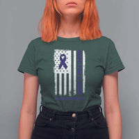 Alzheimer's Awareness T Shirt For Women Hope For A Cure Alzheimer's Supporter - Wonder Print Shop