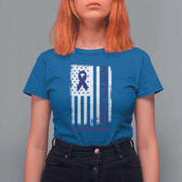 Alzheimer's Awareness T Shirt For Women Hope For A Cure Alzheimer's Supporter - Wonder Print Shop