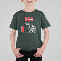 Dad Of Two Sons T Shirt For Kid Dad Of Two Sons Funny Skeleton Low Battery Father's Day - Wonder Print Shop