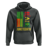 Juneteenth Equality Is Greater Than Division Hoodie Juneteenth American Flag