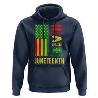 Juneteenth Equality Is Greater Than Division Hoodie Juneteenth American Flag