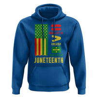 Juneteenth Equality Is Greater Than Division Hoodie Juneteenth American Flag