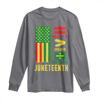 Juneteenth Equality Is Greater Than Division Long Sleeve Shirt Juneteenth American Flag