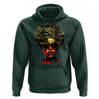 Camo African American Women Juneteenth Celebrating Black Freedom Day Hoodie