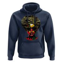 Camo African American Women Juneteenth Celebrating Black Freedom Day Hoodie