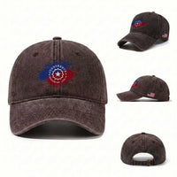Juneteenth Freedom Day June 19 1865 Washed Cotton Baseball Cap Juneteenth Flag