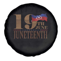 19th June Juneteenth Freedom Day Spare Tire Cover Juneteenth Flag