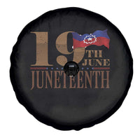 19th June Juneteenth Freedom Day Spare Tire Cover Juneteenth Flag