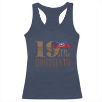 19th June Juneteenth Freedom Day Racerback Tank Top Juneteenth Flag