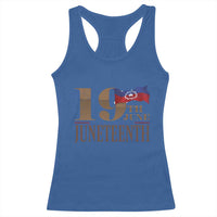 19th June Juneteenth Freedom Day Racerback Tank Top Juneteenth Flag