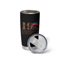 19th June Juneteenth Freedom Day Tumbler Cup Juneteenth Flag
