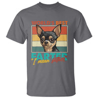 Funny World's Best Farter I Mean Father T Shirt Dog Dad
