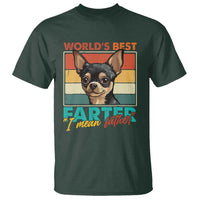 Funny World's Best Farter I Mean Father T Shirt Dog Dad