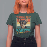 Funny World's Best Farter I Mean Father T Shirt For Women Dog Dad