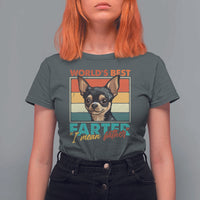 Funny World's Best Farter I Mean Father T Shirt For Women Dog Dad