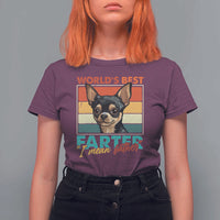 Funny World's Best Farter I Mean Father T Shirt For Women Dog Dad