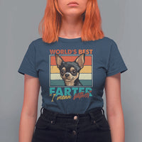 Funny World's Best Farter I Mean Father T Shirt For Women Dog Dad