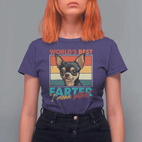 Funny World's Best Farter I Mean Father T Shirt For Women Dog Dad