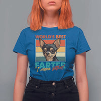 Funny World's Best Farter I Mean Father T Shirt For Women Dog Dad