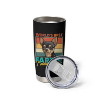 Funny World's Best Farter I Mean Father Tumbler Cup Dog Dad