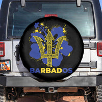 Proud Barbados Bajan Barbadian Flag Roots Spare Tire Cover