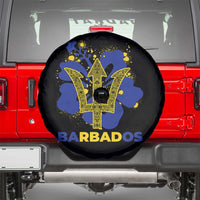 Proud Barbados Bajan Barbadian Flag Roots Spare Tire Cover