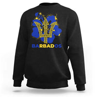 Proud Barbados Bajan Barbadian Flag Roots Sweatshirt