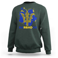 Proud Barbados Bajan Barbadian Flag Roots Sweatshirt