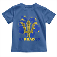 Proud Barbados Bajan Barbadian Flag Roots Toddler T Shirt