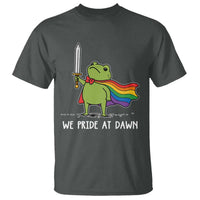 We Pride At Dawn T Shirt Funny LGBT Frog Rainbow Pride Month