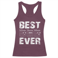 Guitar Father Racerback Tank Top Funny Best Dad Ever D A D Chord Gifts Guitarist Papa